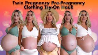 Twin Pregnancy Pre-Pregnancy Clothing Try-On Haul!