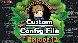 How to make a Spigot 1.15+ plugin (Ep12) Custom Config File