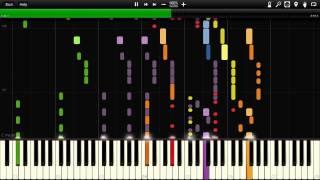 Initial D - Night of Fire Impossible Synthesia Piano Tutorial