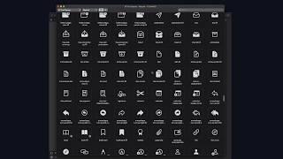 1,000 icons in SF Symbols app