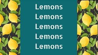 Theatre Group presents: Sam Steiner’s “Lemons Lemons Lemons Lemons Lemons”