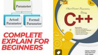 #Actual  and formal parameters in c++ language|Difference between actual and formal arguments in c++