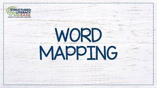 Word Mapping - The Science of Reading