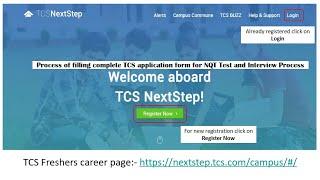 TCS Form | How to fill TCS NextStep Application Form step  by step | HR Pick | V-2