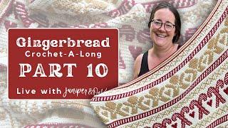 Crochet with me! Mosaic Gingerbread Blanket Crochetalong Part 10