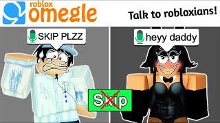 Roblox Omegle VOICE CHAT... But i cant SKIP ANYONE