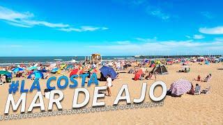 Recorriendo MAR DE AJÓ PLAYA BEACH I LA COSTA BUENOS AIRES I ARGENTINA I 4K TOUR Walking