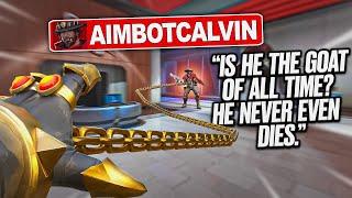 AimbotCalvin faces my Roadhog w/ REACTIONS | Overwatch 2