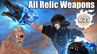 All NEW Amazing Manderville Relic Weapons | Patch 6.35 | 4k/UHD