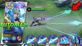 LANCELOT BEST DASH TRICKS TUTORIAL 2024! | BEST GUIDE TO MASTER LANCELOT 2024!