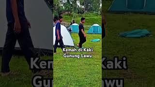 Kemah di kaki gunung Lawu #sorts #videoshort #rismakom #videos