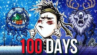 Can I Survive 100 DAYS of Don’t Starve Terraria