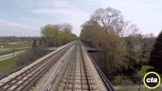 CTA Ride the Rails: Yellow Line to Howard in Real Time