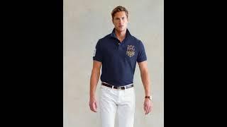 Polo Ralph Lauren Custom Slim Fit Triple-Pony Polo Shirt SKU: 9733770