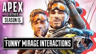 *NEW* Mirage Funny Interaction Voicelines - Apex Legends Season 15