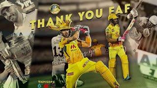 Faf Du Plessis | Tribute video | Tamil | Thank you Faf ️ | CSK 