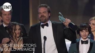 Stranger Things Cast: Acceptance Speech | 23rd Annual SAG Awards | TNT