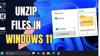 How to Extract Zip Files in Windows 11 Without Software – Easy Tutorial