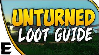 Unturned  How To Find Military Loot & Rare Items [Loot Locations & Map Guide] - SURVIVAL GUIDE