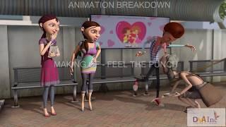 3D Animation training | Feel The Punch - Animation Breakdown | Creative Multimedia Academy