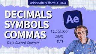 How To Create Number Counters with Decimals, Symbols & Commas in After Effects