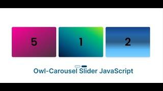 Owl Carousel Card Slider In HTML CSS & Jquery