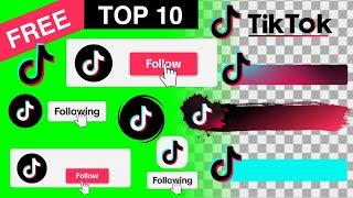 TikTok Super Pack | Green Screen, Transparent Background | TOP 10