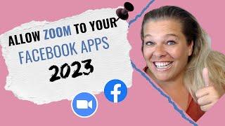 How To Add Zoom To Your Facebook Apps