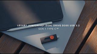 Lexar® JumpDrive® Dual Drive D300 USB 3.2 Gen 1 Type-C™