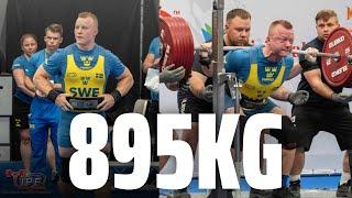 Gustav Hedlund SWE | 1st Place 93kg Class | 895kg Total | IPF Worlds 2024