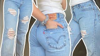How to Distress/Rip Jeans Professionally