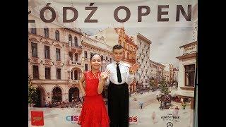 Krzysztof Nowacki Julia Górczak 10 - 11 F -Międzynarodowy Turniej Tańca Towarzyskiego Łódź Open 2019