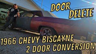FIRST EVER! 1966 Chevy 4 Door to 2 Door Conversion! - Budget Biscayne