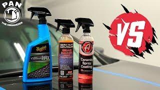 Meguiar's Hybrid Ceramic Wax VS P&S Bead Maker VS Adam's Ceramic Spray Coating !!