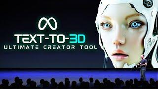 Meta's AI Text-to-3D Generator - The Ultimate Tool for Creators!