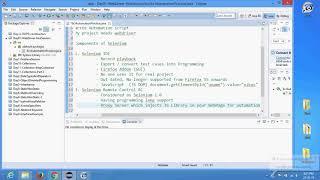 O3 WebDriver 1 - Selenium Introduction, Components, Internals, First Automation code.