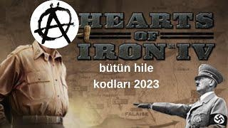 hearts of iron 4 bütün hile kodları 2023 güncel