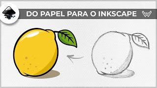 Como passar desenho DO PAPEL para o INKSCAPE