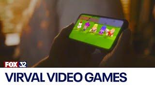 How are certain video game ads going viral?