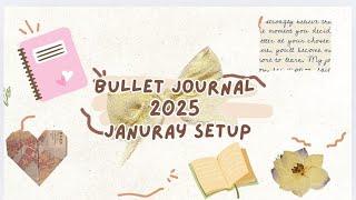 January 2025 Bullet journal Setup | Plan with me January 2025 ️