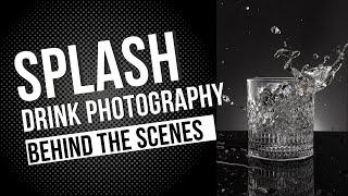 Splash Drink Photography | Glass gradient reflection | Behind the scenes explained