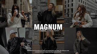 Magnum Preset - Free Lightroom Mobile Presets | Black Preset | Black Filter | Noir Preset
