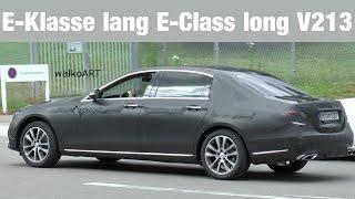 Mercedes Erlkönig E-Klasse lang 2017 long-wheelbase E-Class V213 spotted on the road