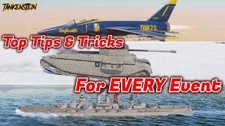 Top 5 Tips and Tricks for War Thunder Events