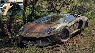 Rebuilding Lamborghini Aventador LP700 1515HP - Forza Horizon 5 | Thrustmaster T300RS gameplay