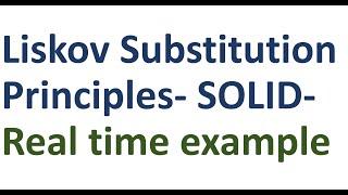 Liskov Substitution Principle