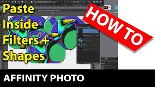 Affinity Photo : Paste Inside and Live filter layers How To tutorial