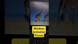 Windows Activation Process with Shortcut  #windows #Activation