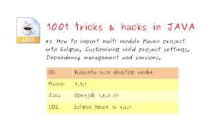 #2 How to import multi module Maven project into Eclipse