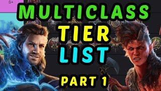 COMPLETE Multiclass Tier List - EVERY COMBO - Baldur's Gate 3 Honour Mode Guide Part 1